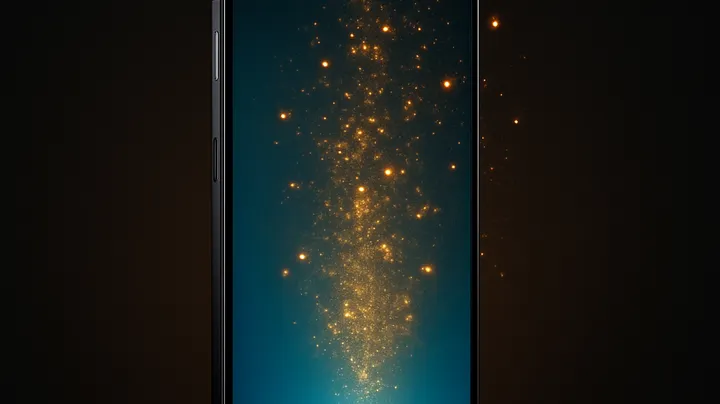 HATAW777 COM Modern phone with glowing screen